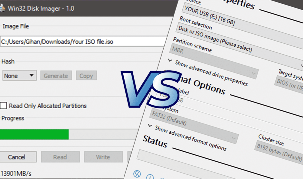 Win32 Disk Imager vs Rufus: Which Is Better?